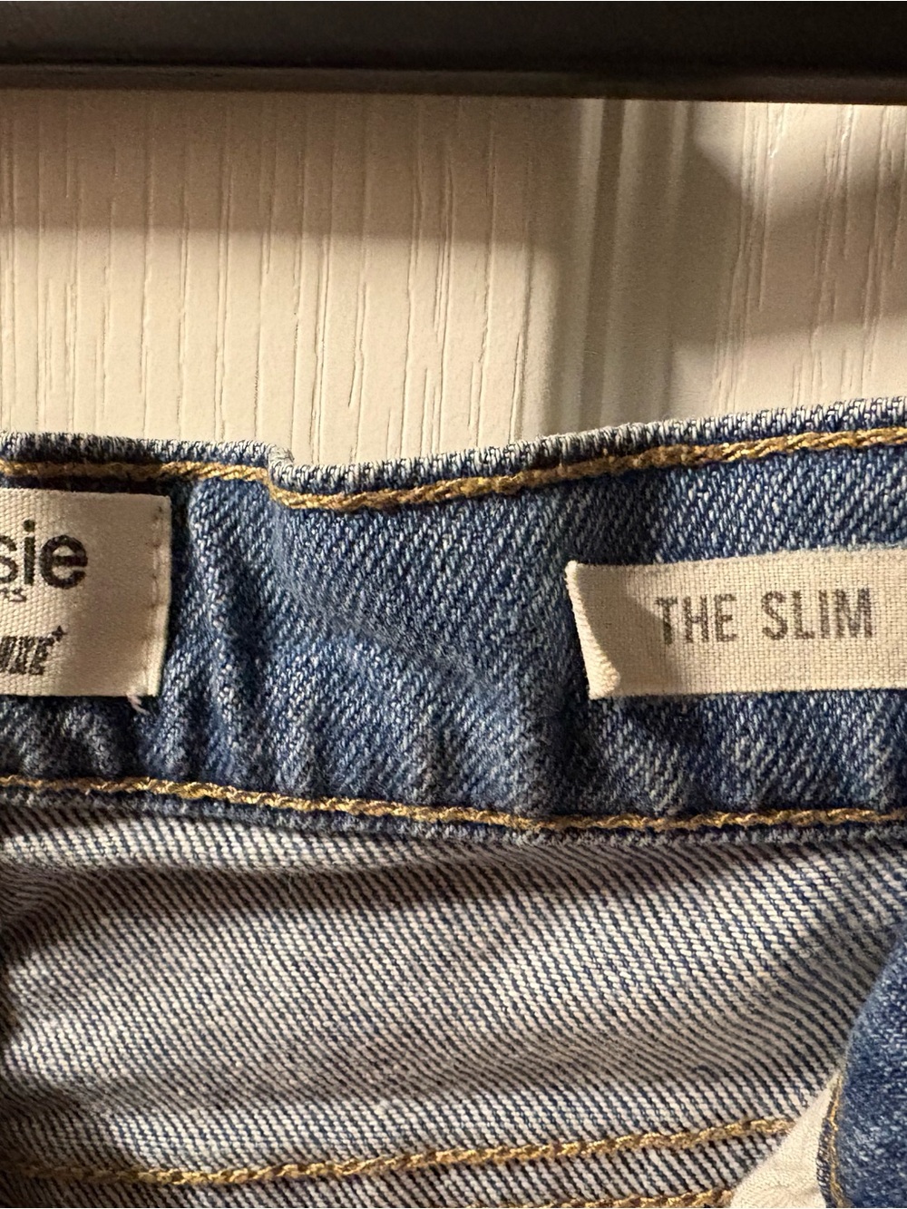 Kensie Vintage Luxe Straight Leg Jeans - Light Blue Size 2 - Picture 5 of 7